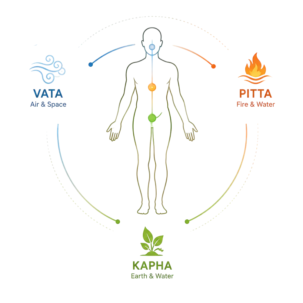 Understanding Your Prakriti - Vata, Pitta, and Kapha Doshas